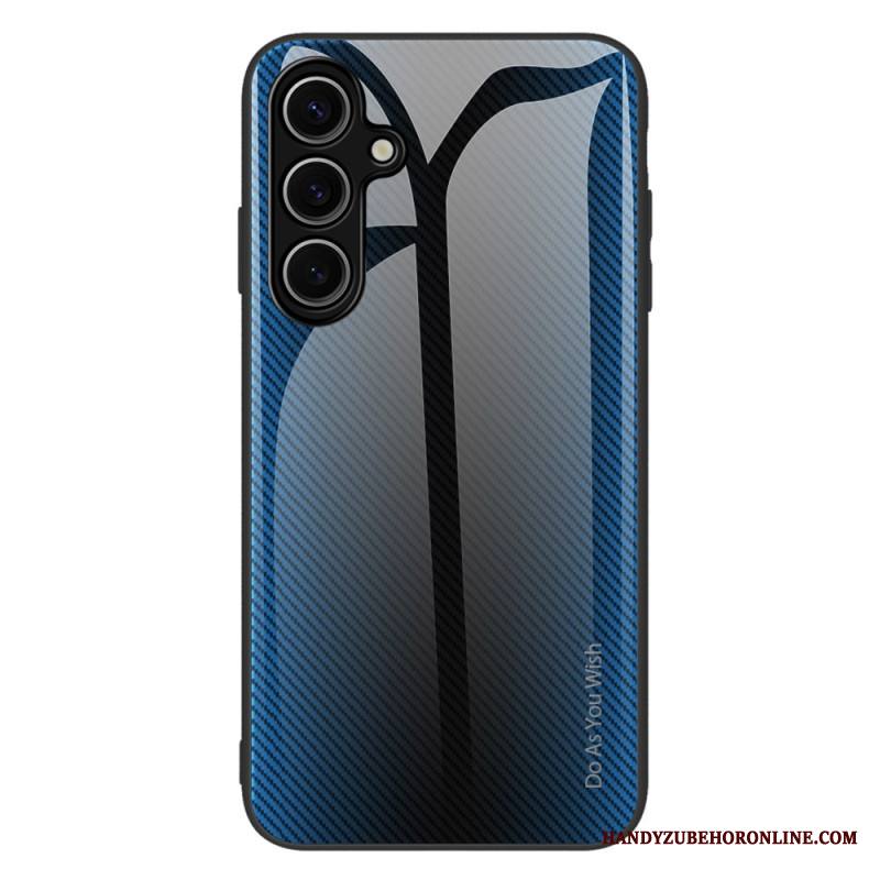 Kuori Samsung Galaxy S25 5g Karkaistua Lasia Hiilikuitua