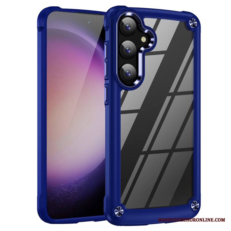 Kuori Samsung Galaxy S25 5g Kirkas Silikonireunoilla