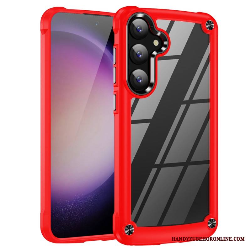 Kuori Samsung Galaxy S25 5g Kirkas Silikonireunoilla