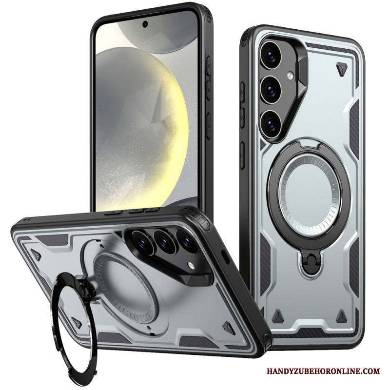 Kuori Samsung Galaxy S25 5g Magsafe-yhteensopiva Sotilasluokan Suoja Ja Jalusta