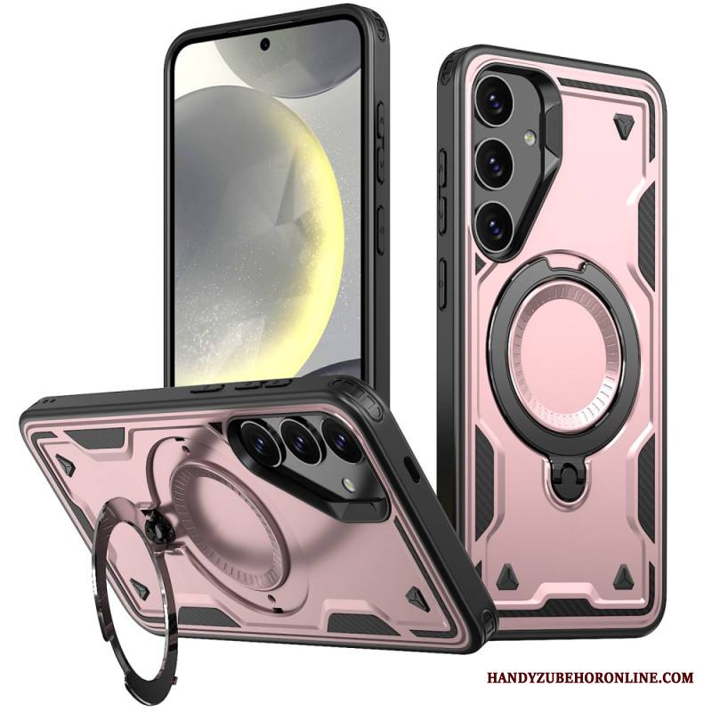 Kuori Samsung Galaxy S25 5g Magsafe-yhteensopiva Sotilasluokan Suoja Ja Jalusta
