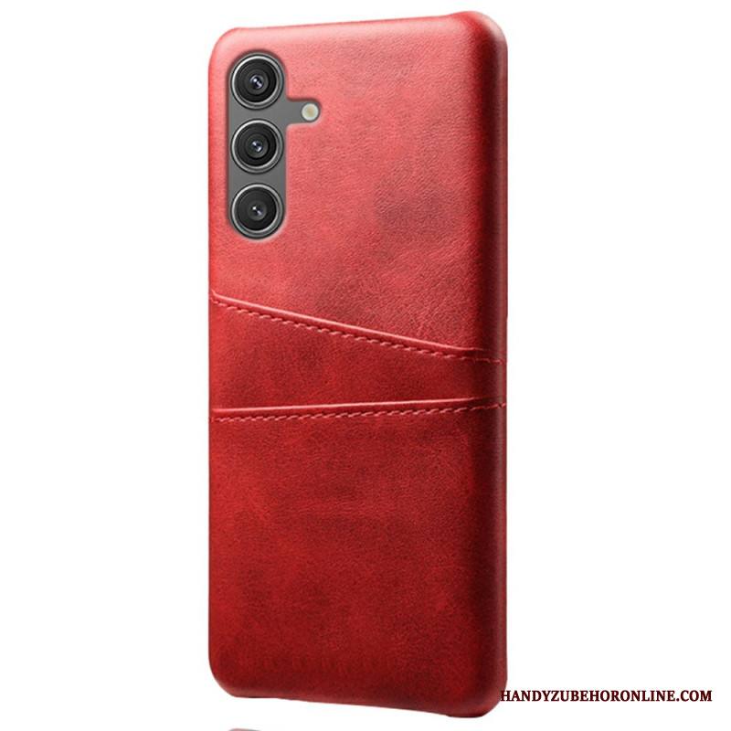 Kuori Samsung Galaxy S25 5g Nahkakuvioinen Korttikotelo