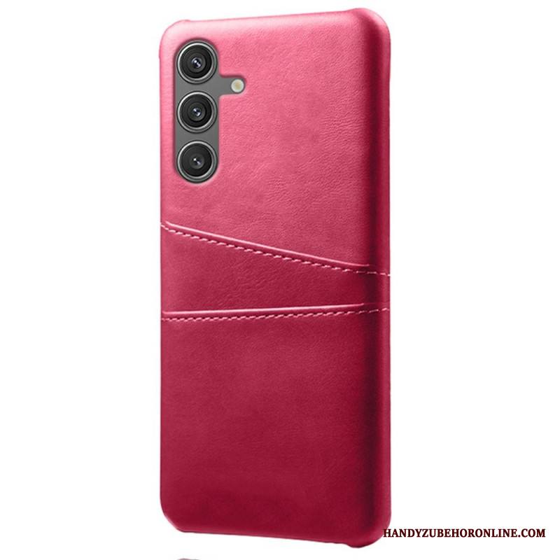 Kuori Samsung Galaxy S25 5g Nahkakuvioinen Korttikotelo