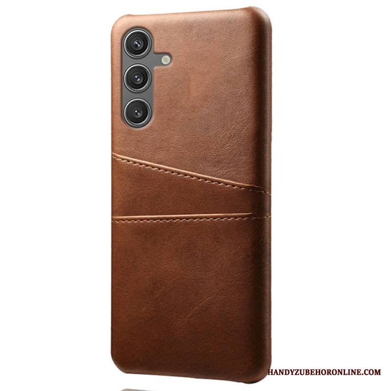 Kuori Samsung Galaxy S25 5g Nahkakuvioinen Korttikotelo