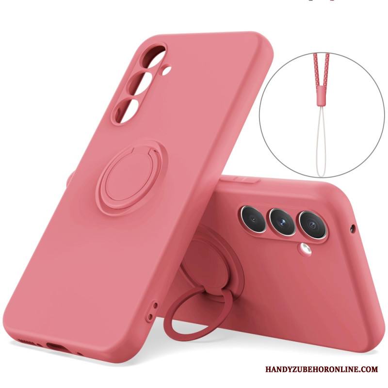 Kuori Samsung Galaxy S25 5g Nestesilikonimainen Sormuksenpidike