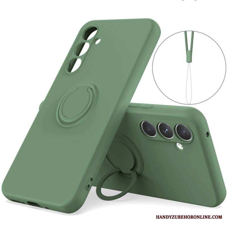 Kuori Samsung Galaxy S25 5g Nestesilikonimainen Sormuksenpidike