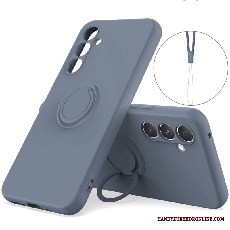 Kuori Samsung Galaxy S25 5g Nestesilikonimainen Sormuksenpidike