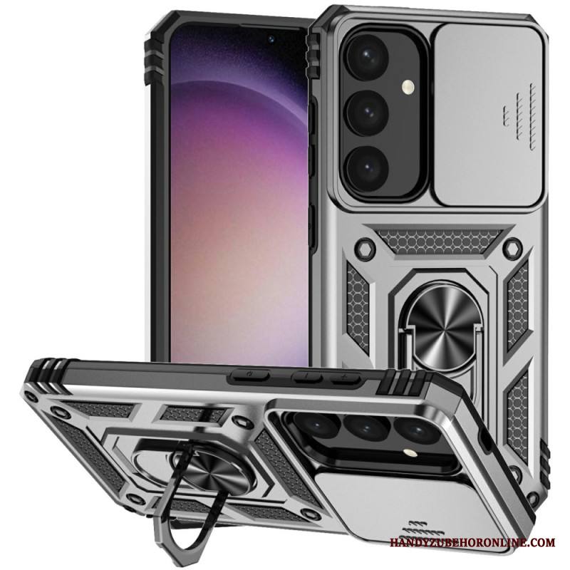 Kuori Samsung Galaxy S25 5g Sormuksen Pidike Ja Linssisuoja