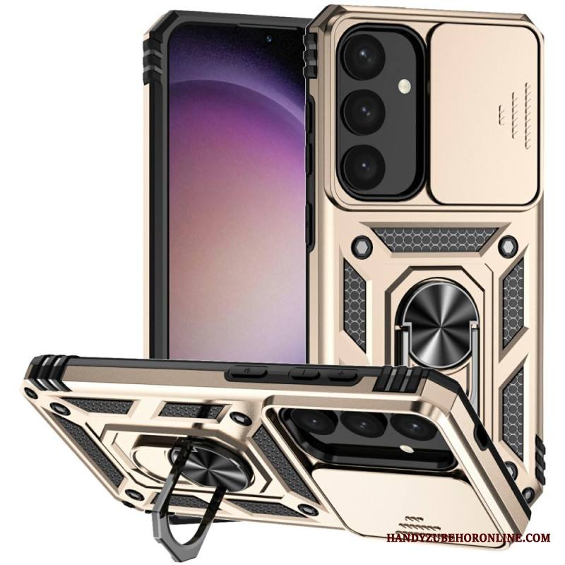 Kuori Samsung Galaxy S25 5g Sormuksen Pidike Ja Linssisuoja