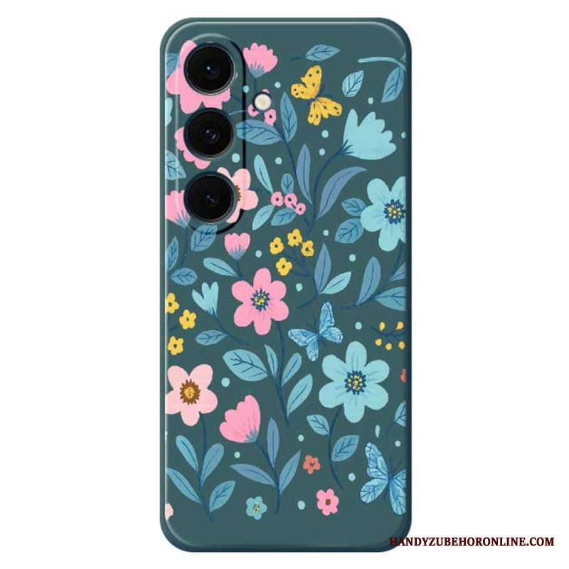 Kuori Samsung Galaxy S25 Fe Kukat-silikoni Suojakuori