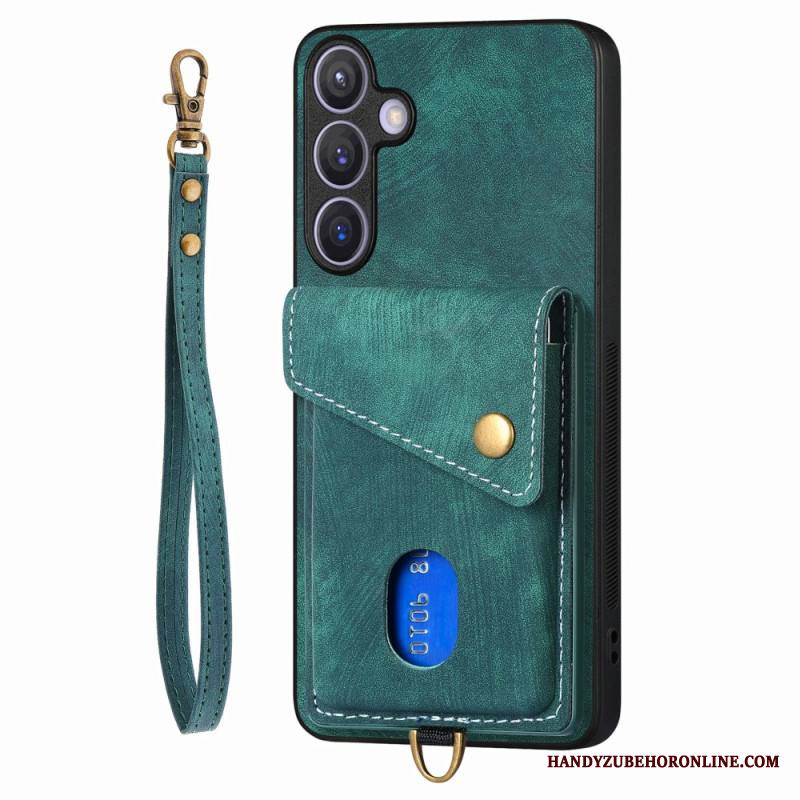 Kuori Samsung Galaxy S25 Plus 5g Monitoiminen Mokkanahka Vaikutus