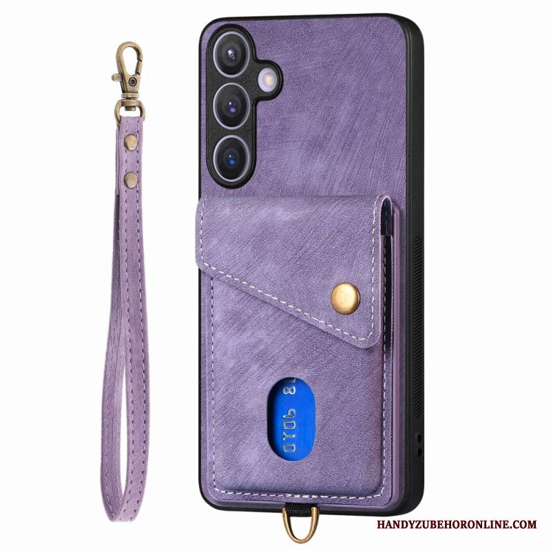 Kuori Samsung Galaxy S25 Plus 5g Monitoiminen Mokkanahka Vaikutus