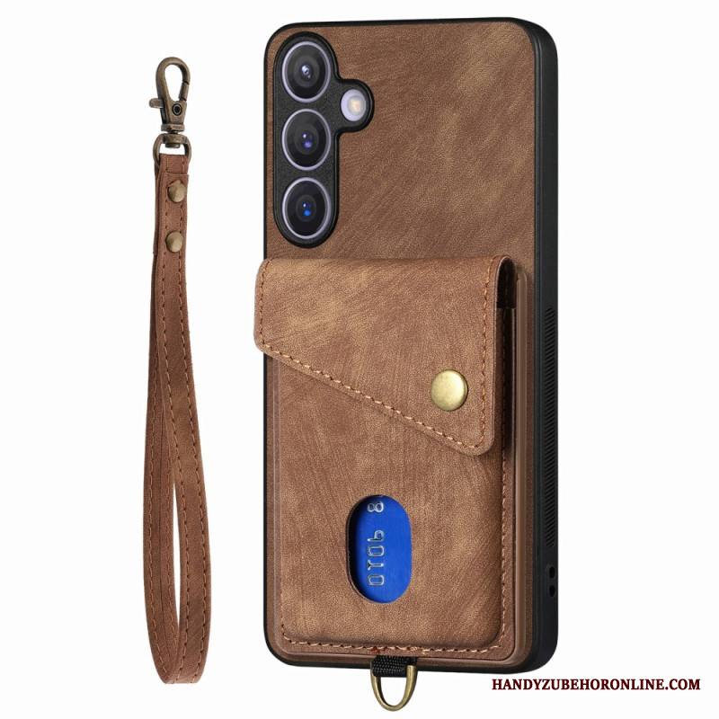 Kuori Samsung Galaxy S25 Plus 5g Monitoiminen Mokkanahka Vaikutus