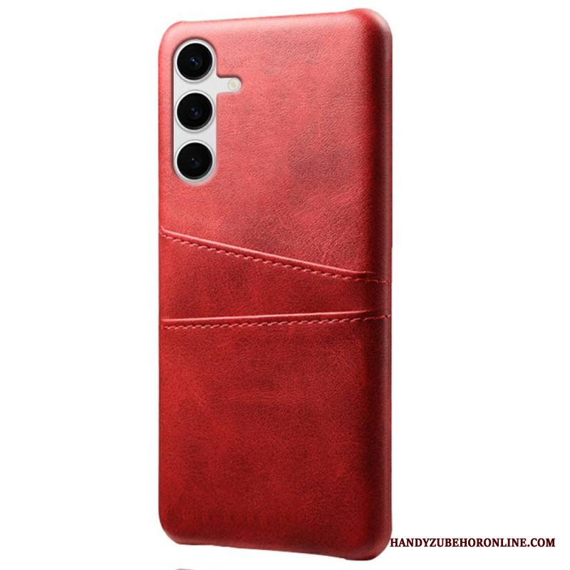 Kuori Samsung Galaxy S25 Plus 5g Nahkakuvioinen Korttiteline