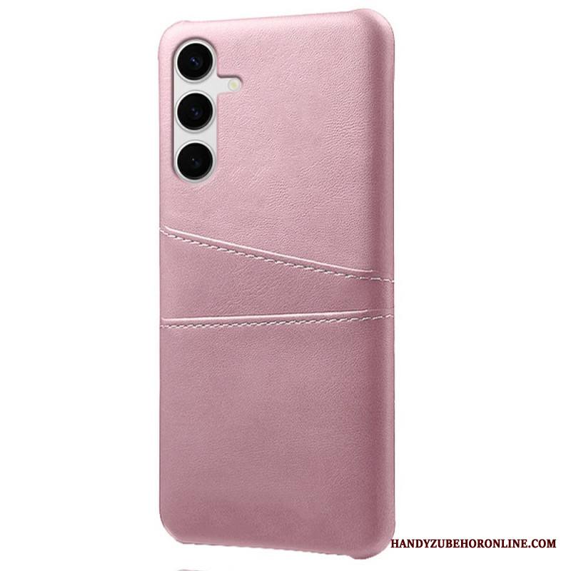 Kuori Samsung Galaxy S25 Plus 5g Nahkakuvioinen Korttiteline