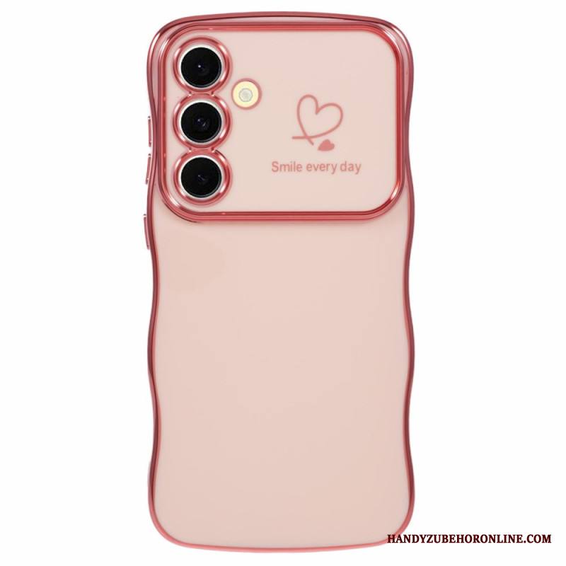 Kuori Samsung Galaxy S25 Plus 5g Sydän Ja Aaltoilevat Reunat