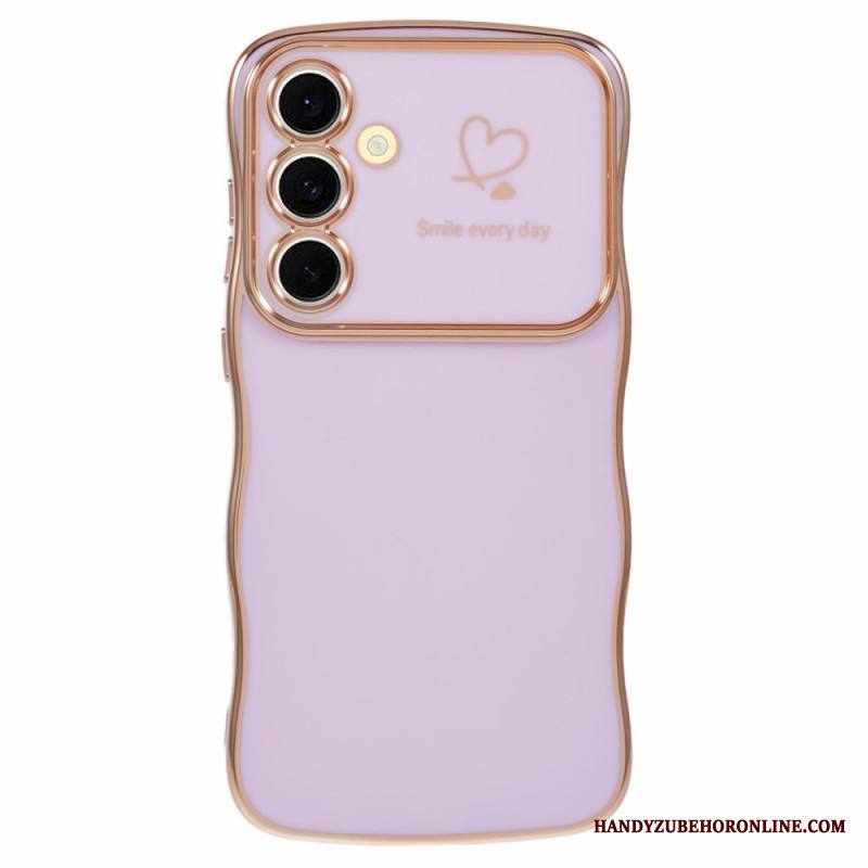 Kuori Samsung Galaxy S25 Plus 5g Sydän Ja Aaltoilevat Reunat