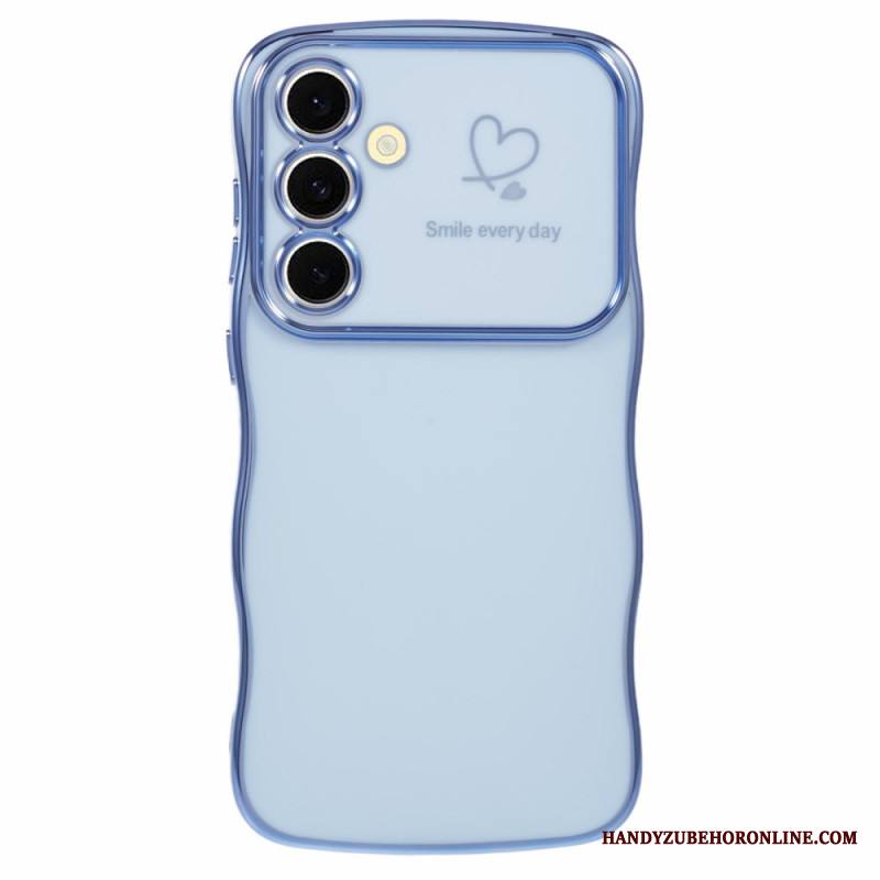 Kuori Samsung Galaxy S25 Plus 5g Sydän Ja Aaltoilevat Reunat