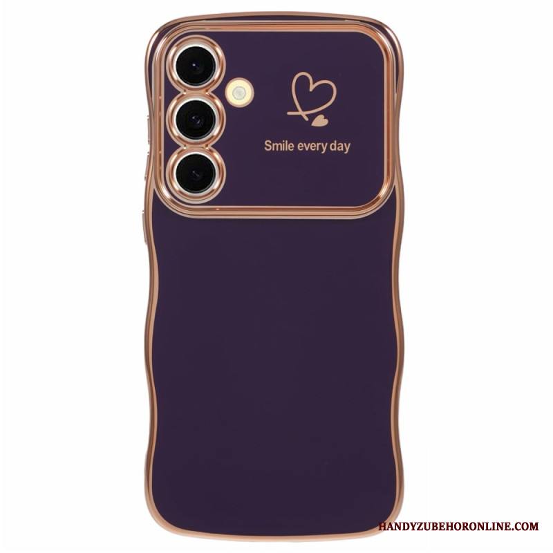 Kuori Samsung Galaxy S25 Plus 5g Sydän Ja Aaltoilevat Reunat