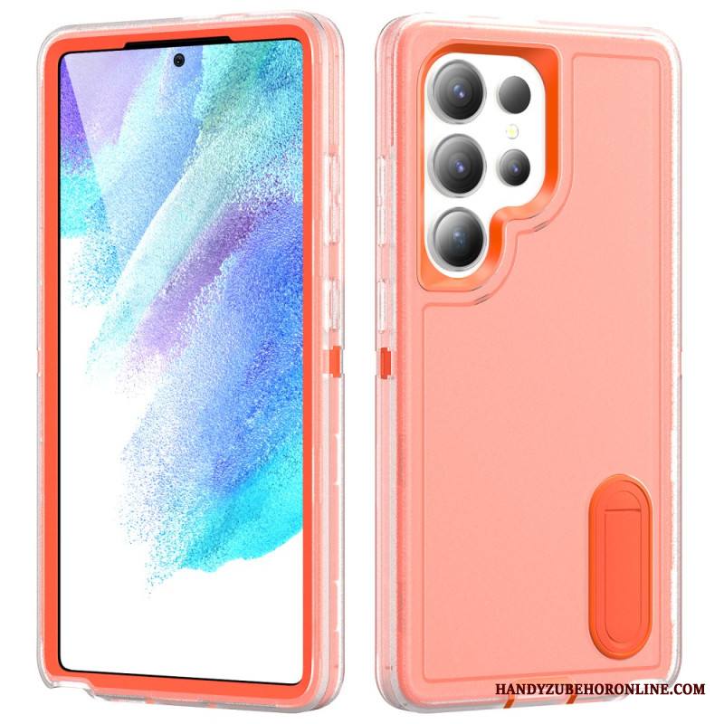 Kuori Samsung Galaxy S25 Ultra 5g 3-in-1-suoja Jalustalla Suojakuori