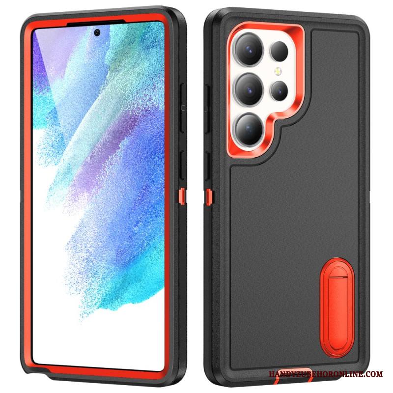 Kuori Samsung Galaxy S25 Ultra 5g 3-in-1-suoja Jalustalla Suojakuori