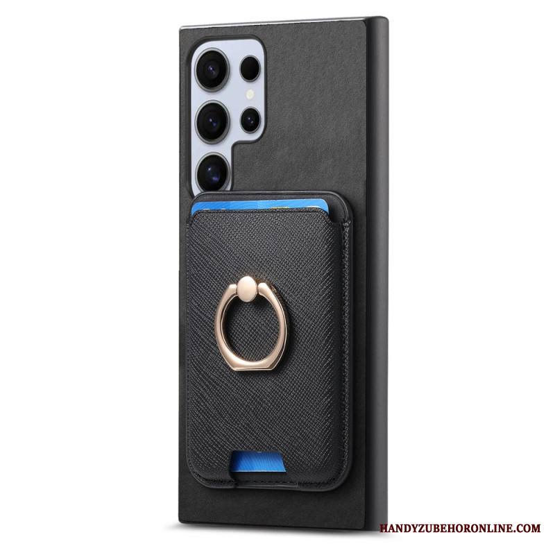 Kuori Samsung Galaxy S25 Ultra 5g Irrotettava Magneettikorttikotelo Ja Jalusta