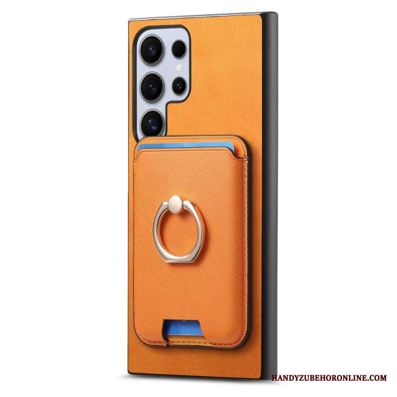 Kuori Samsung Galaxy S25 Ultra 5g Irrotettava Magneettikorttikotelo Ja Jalusta