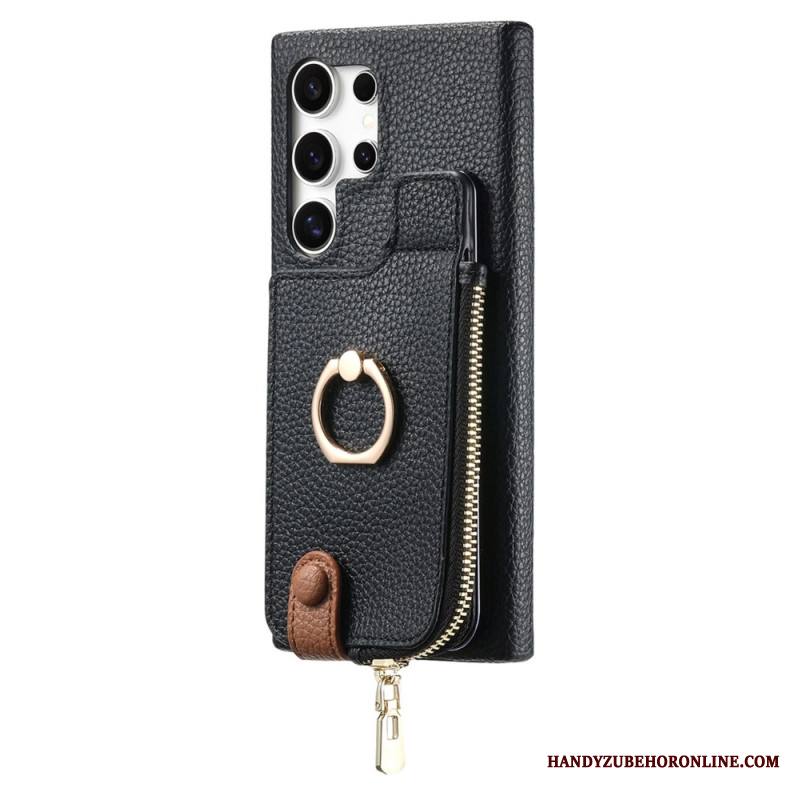 Kuori Samsung Galaxy S25 Ultra 5g Keinonahkainen Lompakko Suojakuori