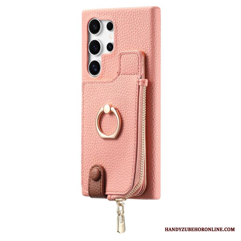 Kuori Samsung Galaxy S25 Ultra 5g Keinonahkainen Lompakko Suojakuori