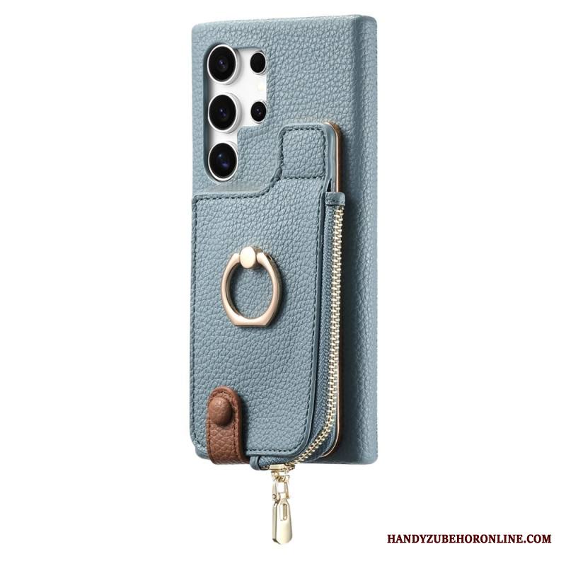 Kuori Samsung Galaxy S25 Ultra 5g Keinonahkainen Lompakko Suojakuori