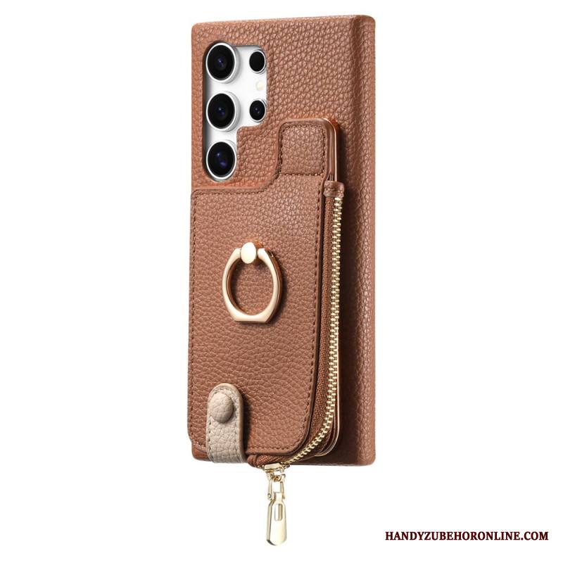 Kuori Samsung Galaxy S25 Ultra 5g Keinonahkainen Lompakko Suojakuori