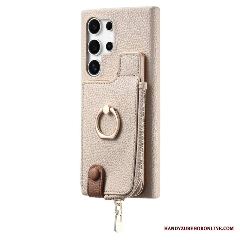 Kuori Samsung Galaxy S25 Ultra 5g Keinonahkainen Lompakko Suojakuori