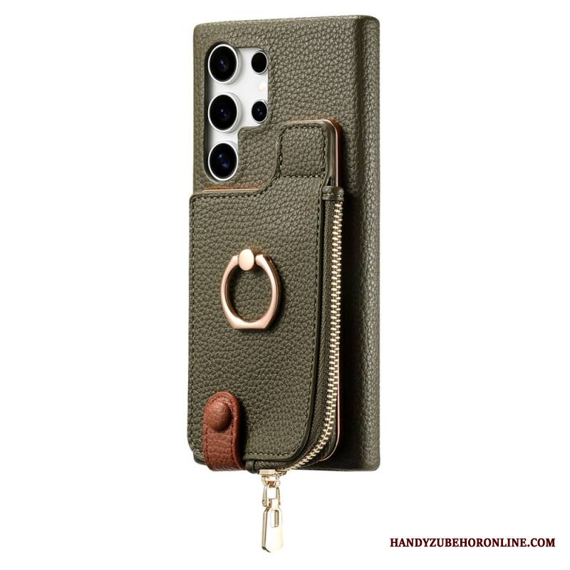 Kuori Samsung Galaxy S25 Ultra 5g Keinonahkainen Lompakko Suojakuori