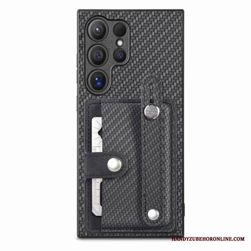 Kuori Samsung Galaxy S25 Ultra 5g Korttikotelo Ja Hihna-jalusta