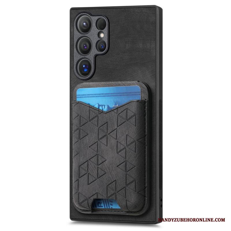 Kuori Samsung Galaxy S25 Ultra 5g Kuvioitu Korttikotelo Ja Jalusta