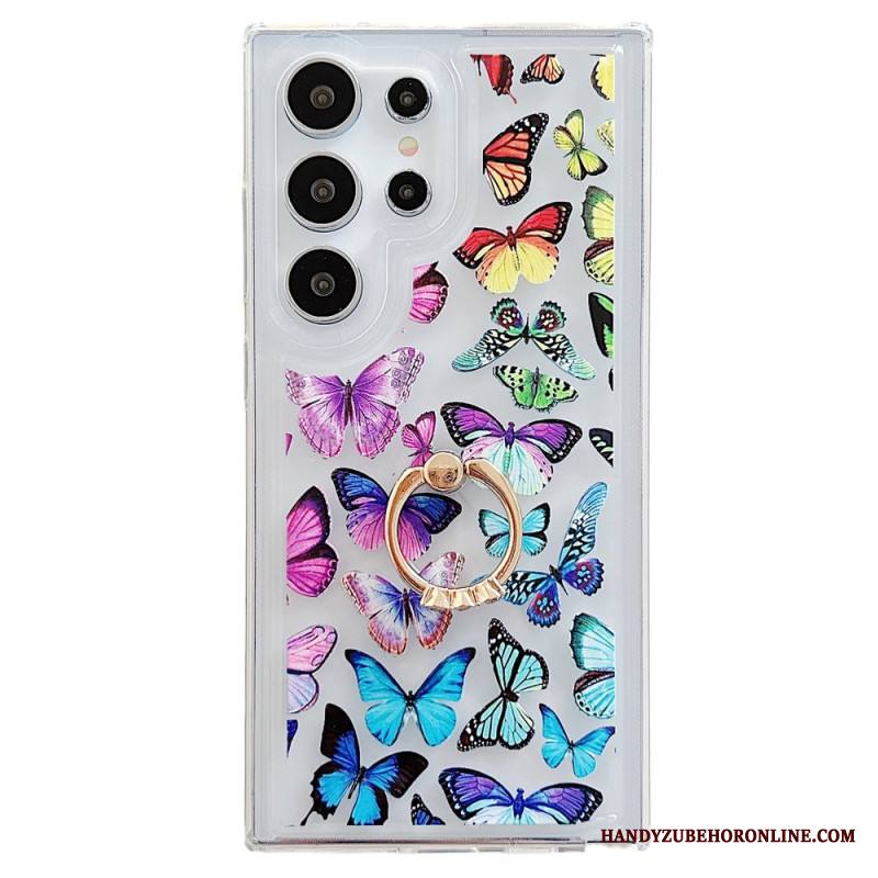 Kuori Samsung Galaxy S25 Ultra 5g Kuviollinen Sormusteline