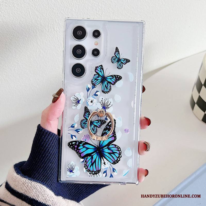 Kuori Samsung Galaxy S25 Ultra 5g Kuviollinen Sormusteline