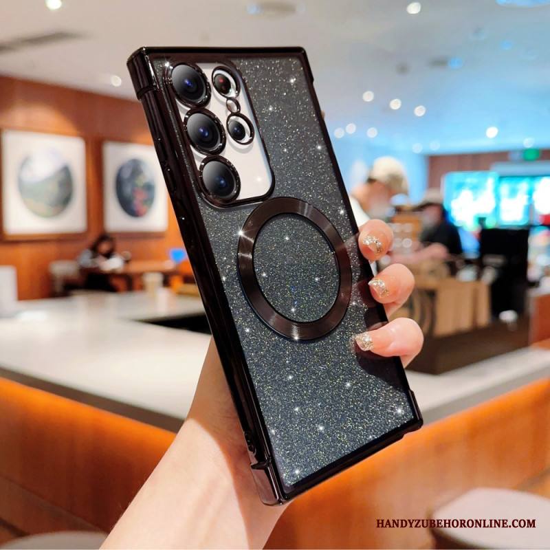 Kuori Samsung Galaxy S25 Ultra 5g Magsafe-yhteensopiva Kimallus Suojakuori