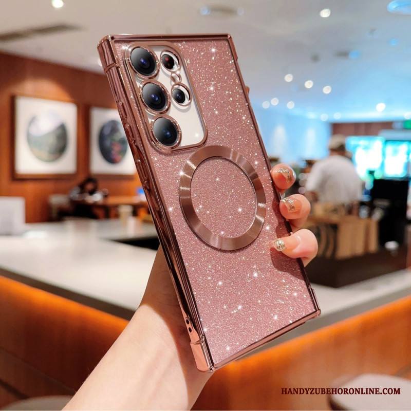 Kuori Samsung Galaxy S25 Ultra 5g Magsafe-yhteensopiva Kimallus Suojakuori