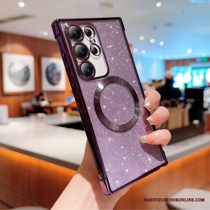 Kuori Samsung Galaxy S25 Ultra 5g Magsafe-yhteensopiva Kimallus Suojakuori