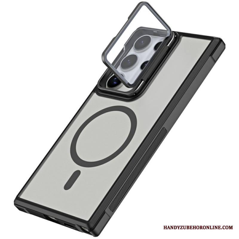 Kuori Samsung Galaxy S25 Ultra 5g Magsafe-yhteensopiva Mattapintainen Sormenjälkiä Hylkivä Muotoilu Jalustalla