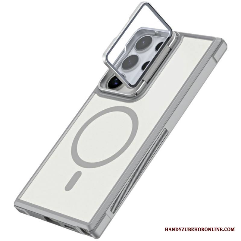 Kuori Samsung Galaxy S25 Ultra 5g Magsafe-yhteensopiva Mattapintainen Sormenjälkiä Hylkivä Muotoilu Jalustalla