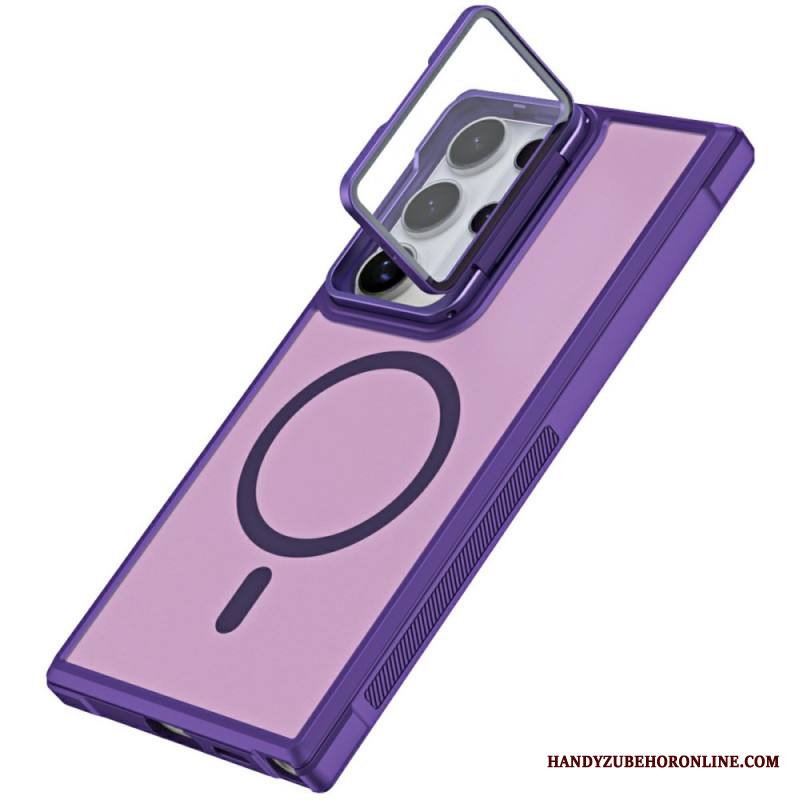 Kuori Samsung Galaxy S25 Ultra 5g Magsafe-yhteensopiva Mattapintainen Sormenjälkiä Hylkivä Muotoilu Jalustalla