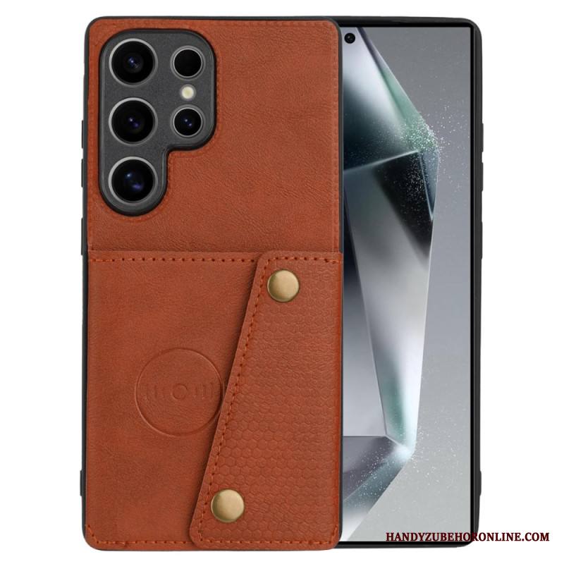 Kuori Samsung Galaxy S25 Ultra 5g Retrotyylinen Korttikotelo