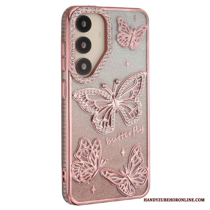 Kuori Samsung Galaxy S26 3d-perhosia Ja Strasseja