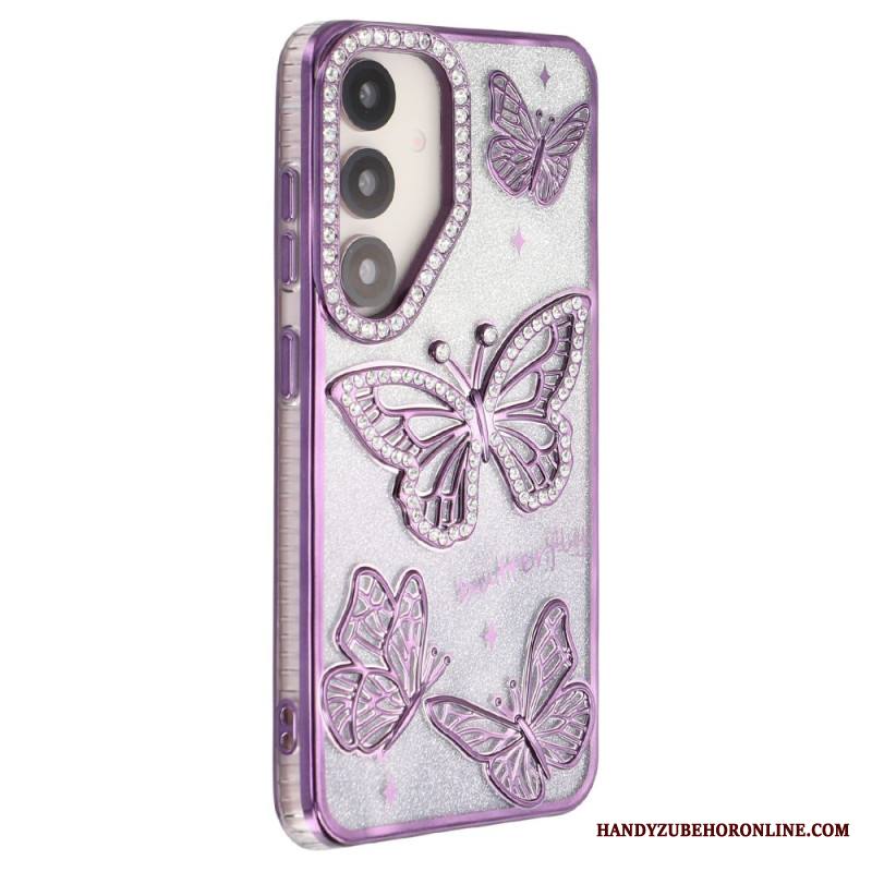 Kuori Samsung Galaxy S26 3d-perhosia Ja Strasseja