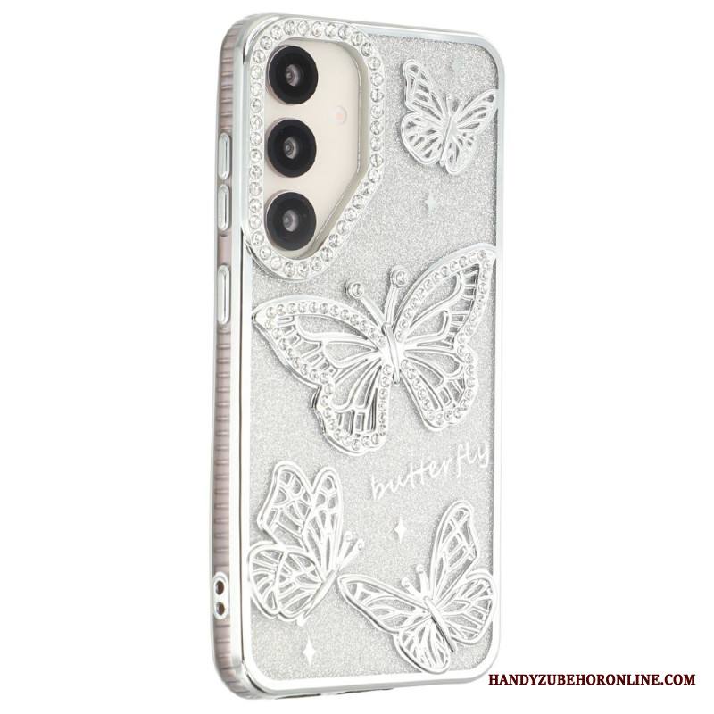 Kuori Samsung Galaxy S26 3d-perhosia Ja Strasseja