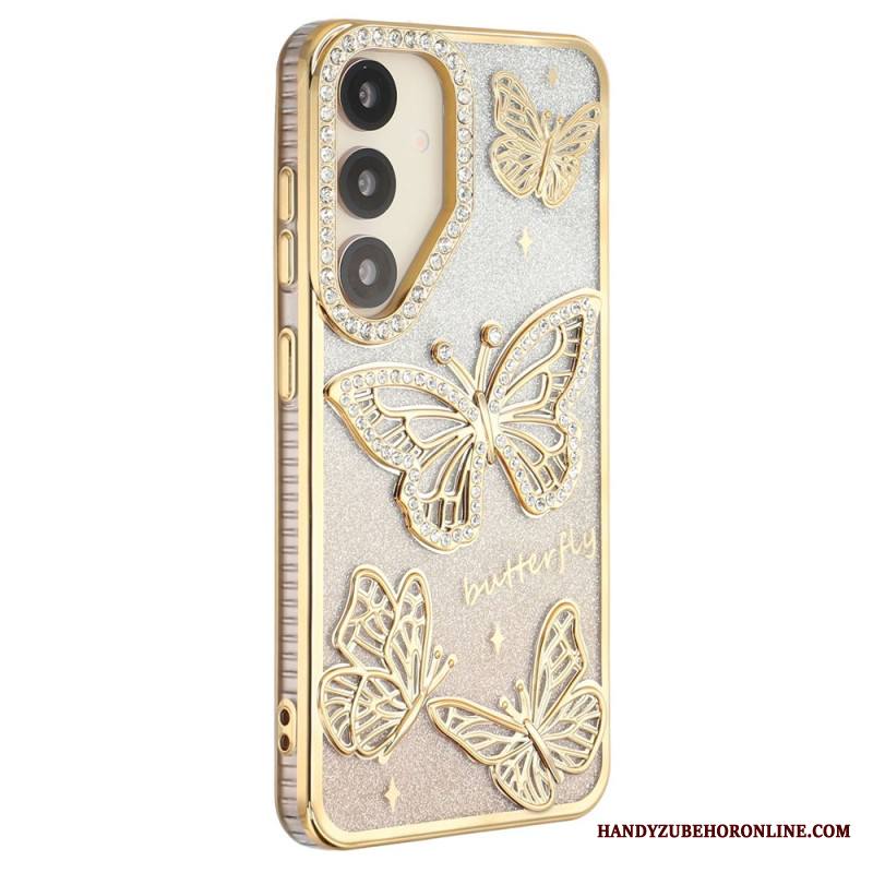 Kuori Samsung Galaxy S26 3d-perhosia Ja Strasseja