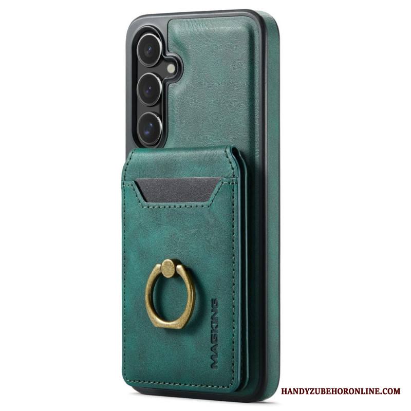 Kuori Samsung Galaxy S26 Magging Magneettinen Korttikotelo Ja Sormus Suojakuori