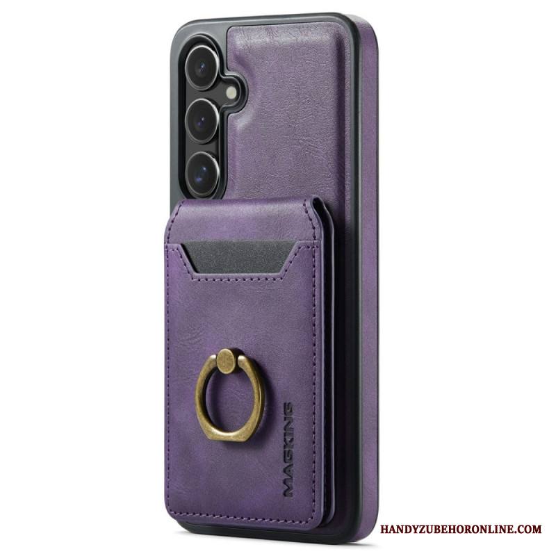 Kuori Samsung Galaxy S26 Magging Magneettinen Korttikotelo Ja Sormus Suojakuori